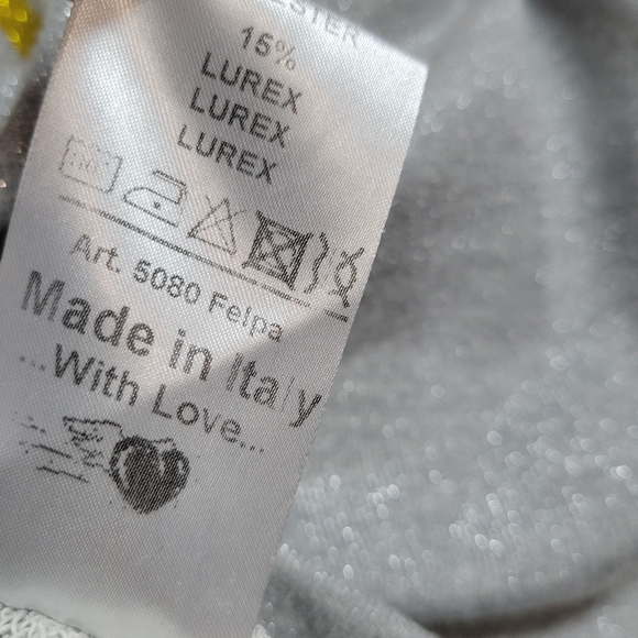 ✨️3 For $30✨️Tenax Sweatshirt "California Dream" With Glitter Made In Italy (M) - Picture 9 of 11